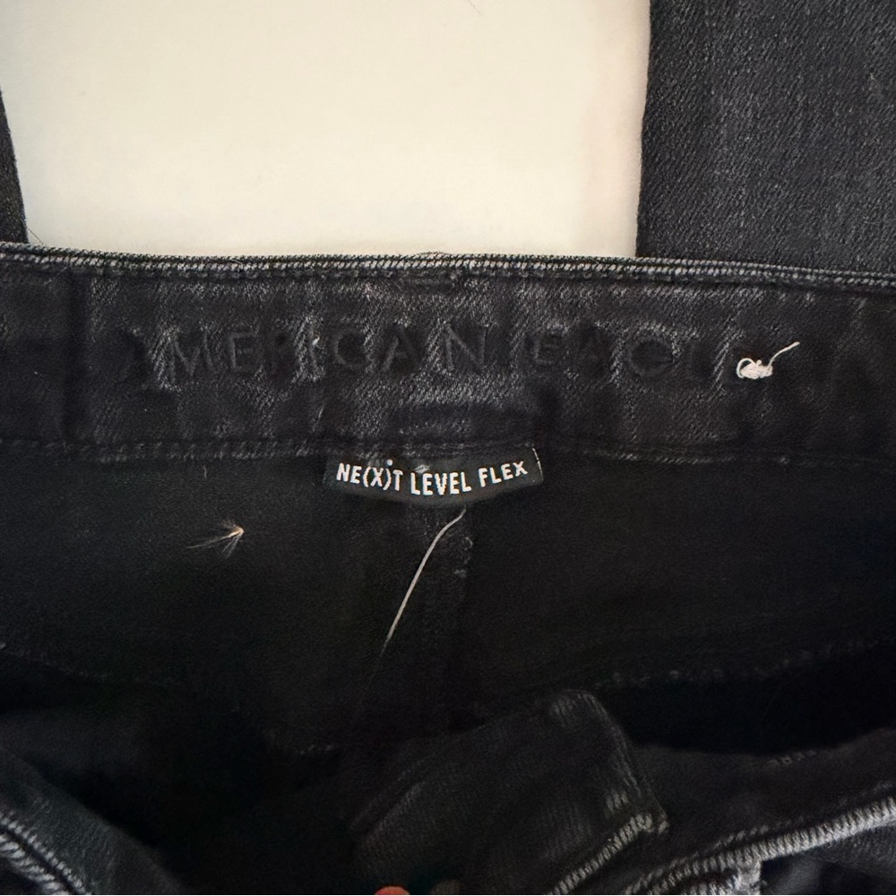 American Eagle Next Level Flex Slim Black Jeans Denim Men's 28x32 - Picture 9 of 11